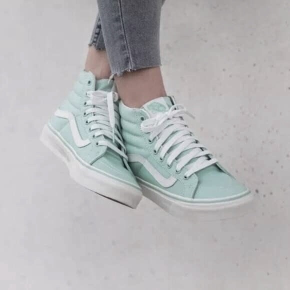 Vans Shoes - Vans Sk8-Hi Canvas Trainer Sneakers